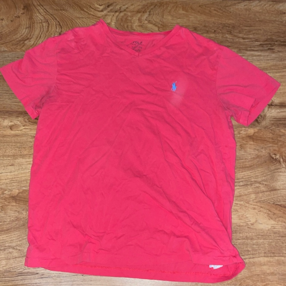 Red Vintage Polo Ralph Lauren T-shirt
